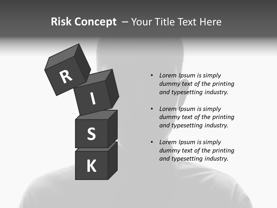 Business Male Person PowerPoint Template