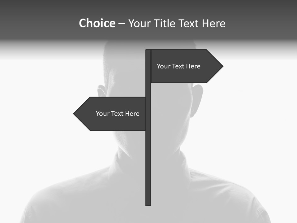 Business Male Person PowerPoint Template