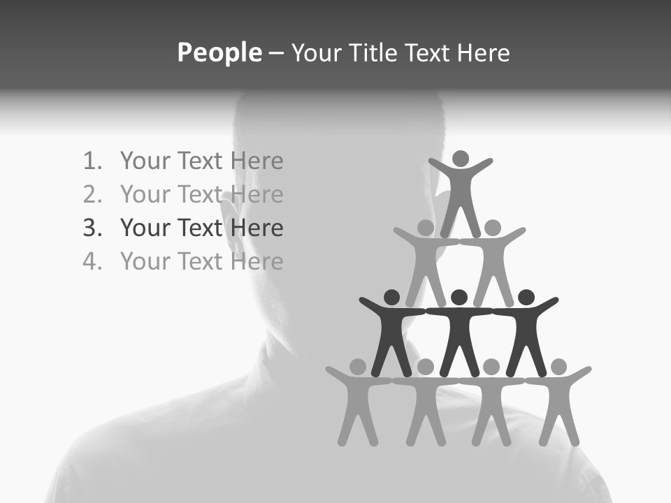 Business Male Person PowerPoint Template