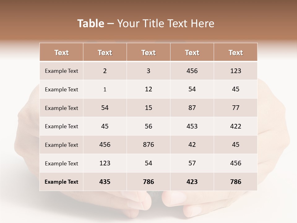 Unity Hole Concepts PowerPoint Template