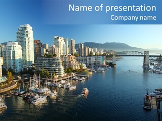 Vancouver Vancouver British Columbia British Columbia Canada PowerPoint Template