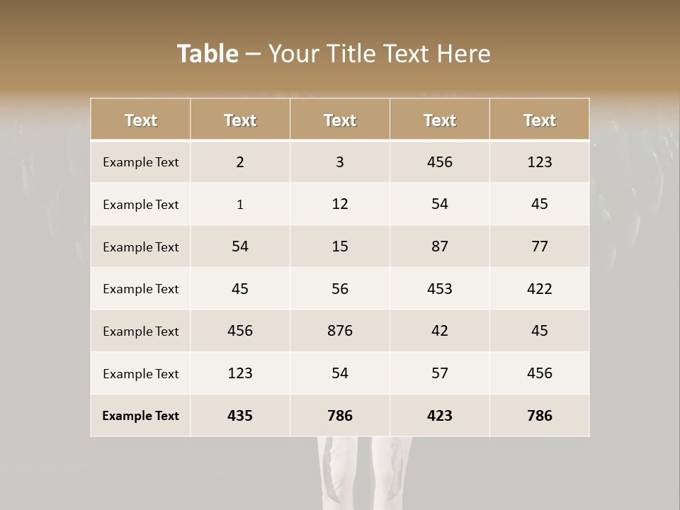 A Man Standing On A Stage With Lots Of Balloons In The Background PowerPoint Template