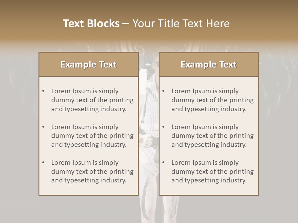 A Man Standing On A Stage With Lots Of Balloons In The Background PowerPoint Template
