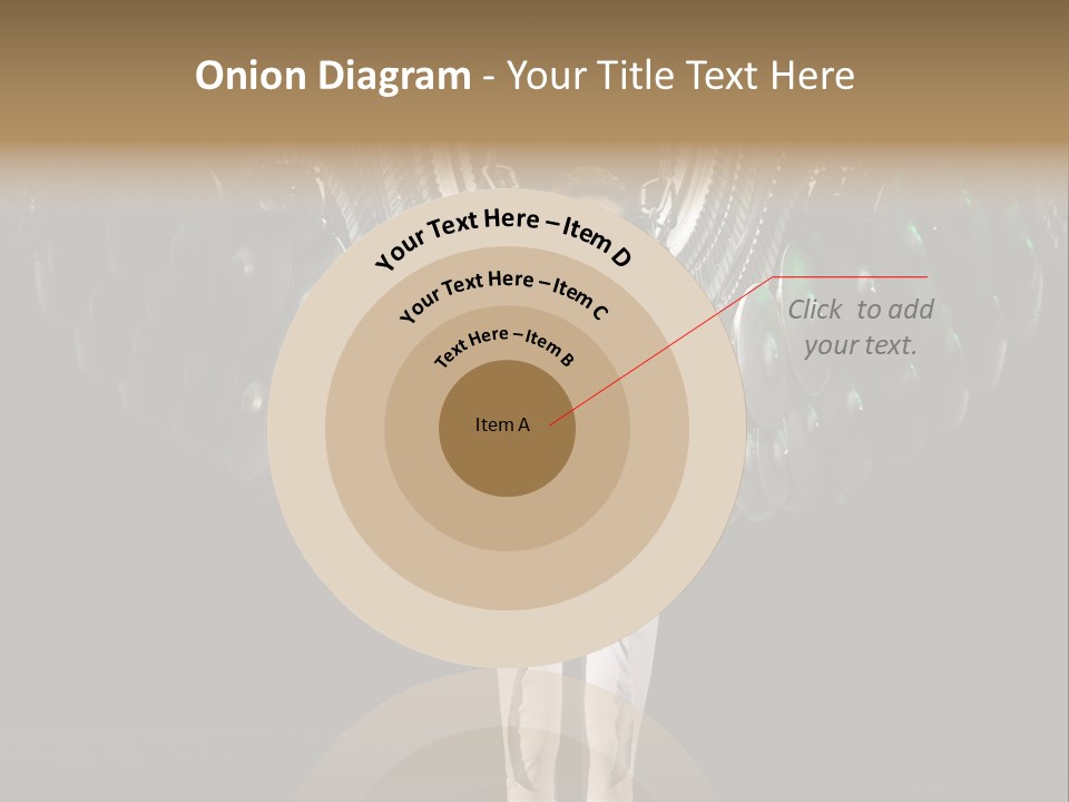 A Man Standing On A Stage With Lots Of Balloons In The Background PowerPoint Template