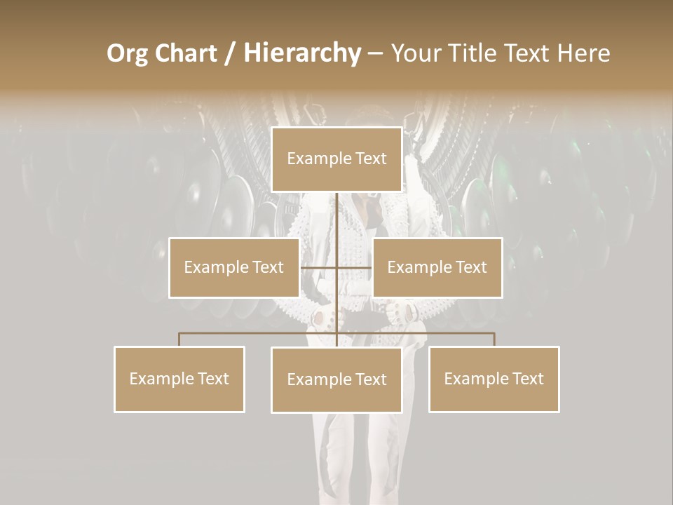 A Man Standing On A Stage With Lots Of Balloons In The Background PowerPoint Template