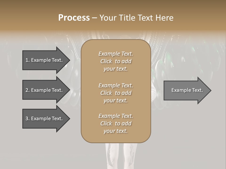 A Man Standing On A Stage With Lots Of Balloons In The Background PowerPoint Template