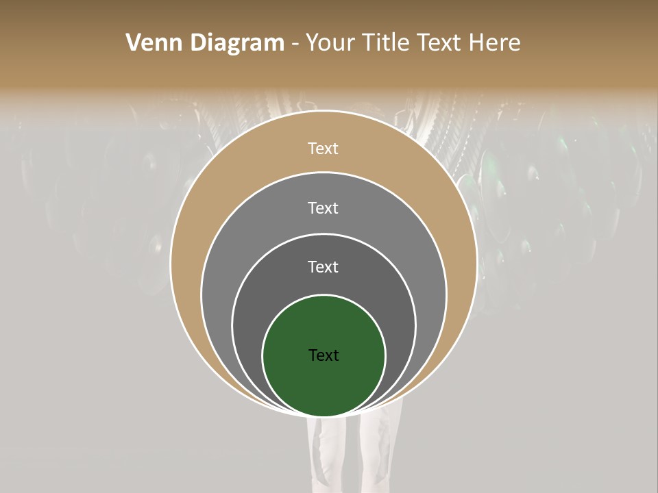 A Man Standing On A Stage With Lots Of Balloons In The Background PowerPoint Template