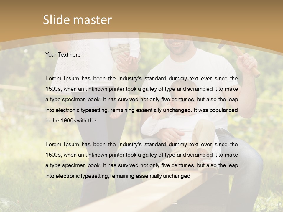 Together Communicate Equipment PowerPoint Template