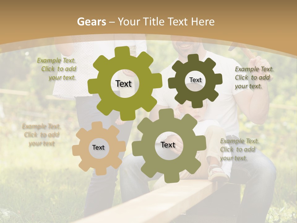 Together Communicate Equipment PowerPoint Template
