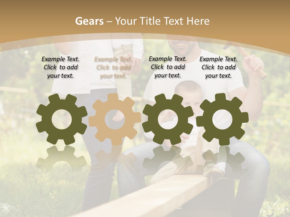 Together Communicate Equipment PowerPoint Template