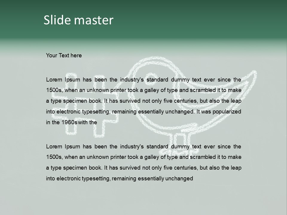 White Modern Topic PowerPoint Template