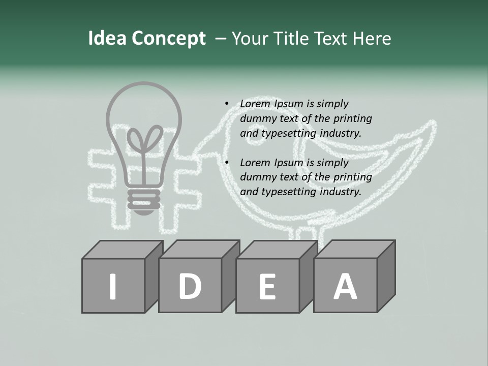 White Modern Topic PowerPoint Template