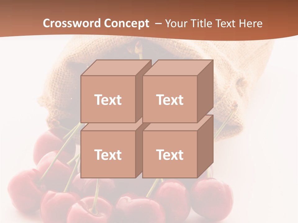 Organic Freshness Closeup PowerPoint Template