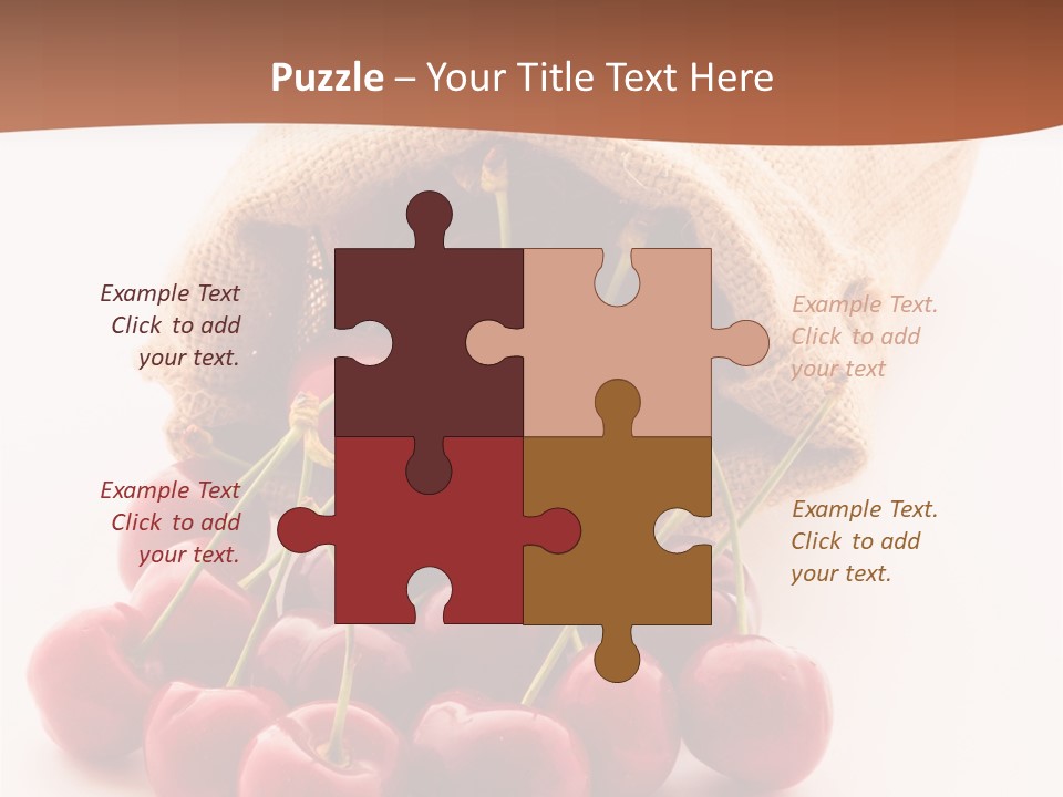 Organic Freshness Closeup PowerPoint Template