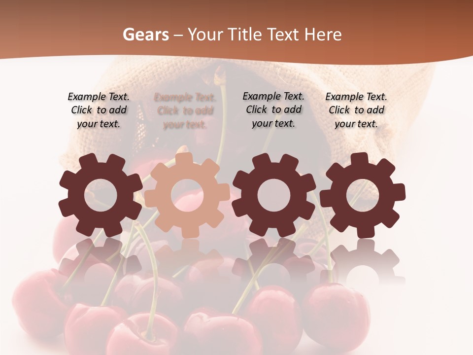 Organic Freshness Closeup PowerPoint Template