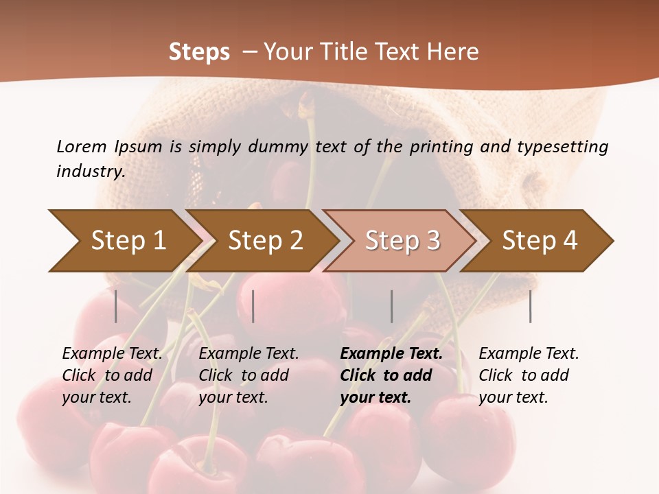 Organic Freshness Closeup PowerPoint Template