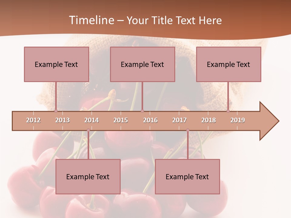 Organic Freshness Closeup PowerPoint Template