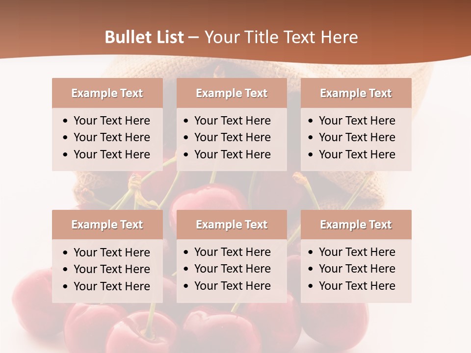 Organic Freshness Closeup PowerPoint Template