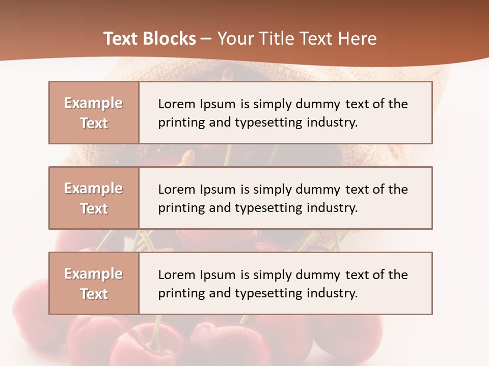 Organic Freshness Closeup PowerPoint Template