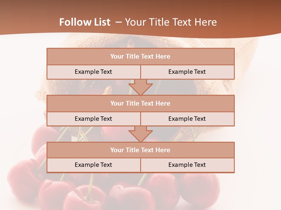 Organic Freshness Closeup PowerPoint Template