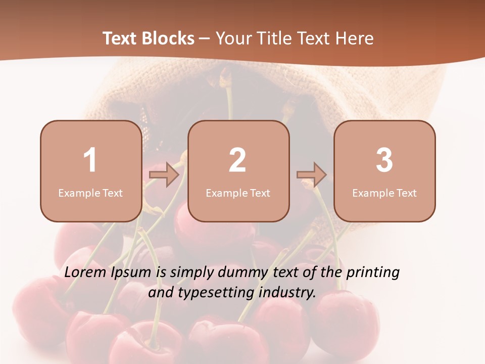 Organic Freshness Closeup PowerPoint Template