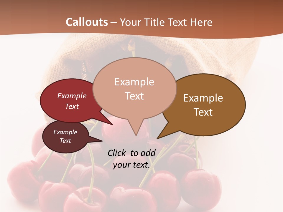 Organic Freshness Closeup PowerPoint Template