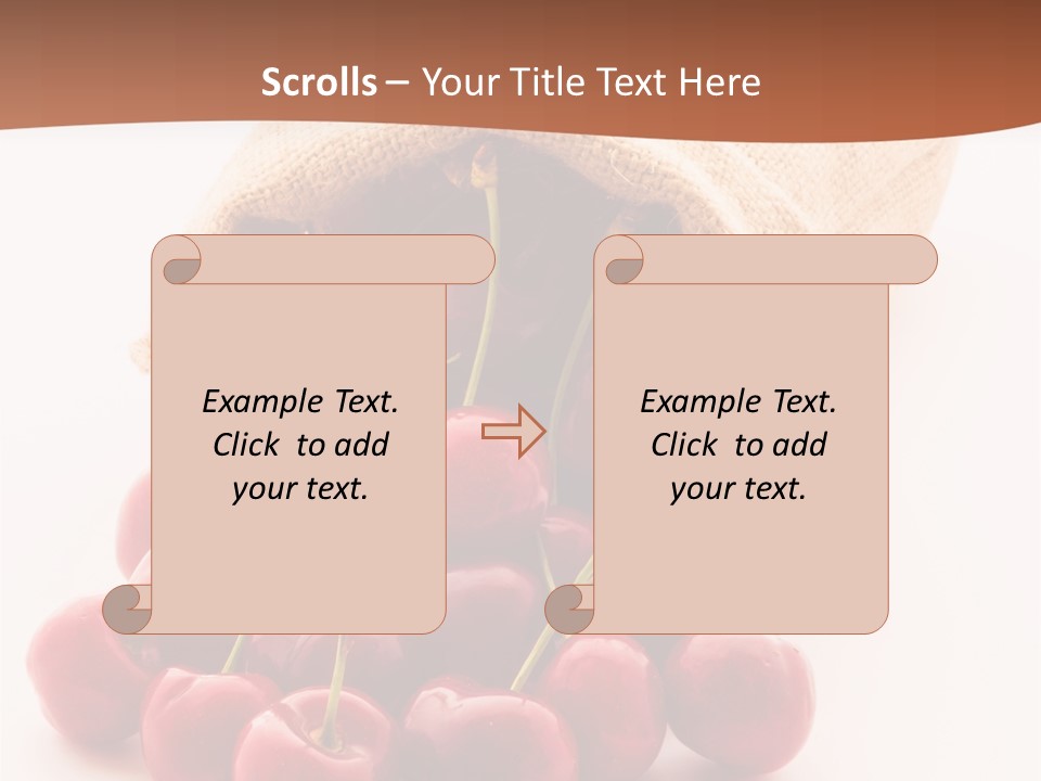 Organic Freshness Closeup PowerPoint Template