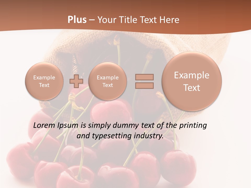 Organic Freshness Closeup PowerPoint Template