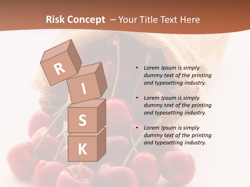 Organic Freshness Closeup PowerPoint Template