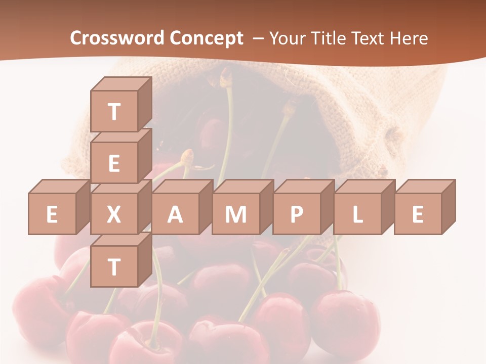 Organic Freshness Closeup PowerPoint Template