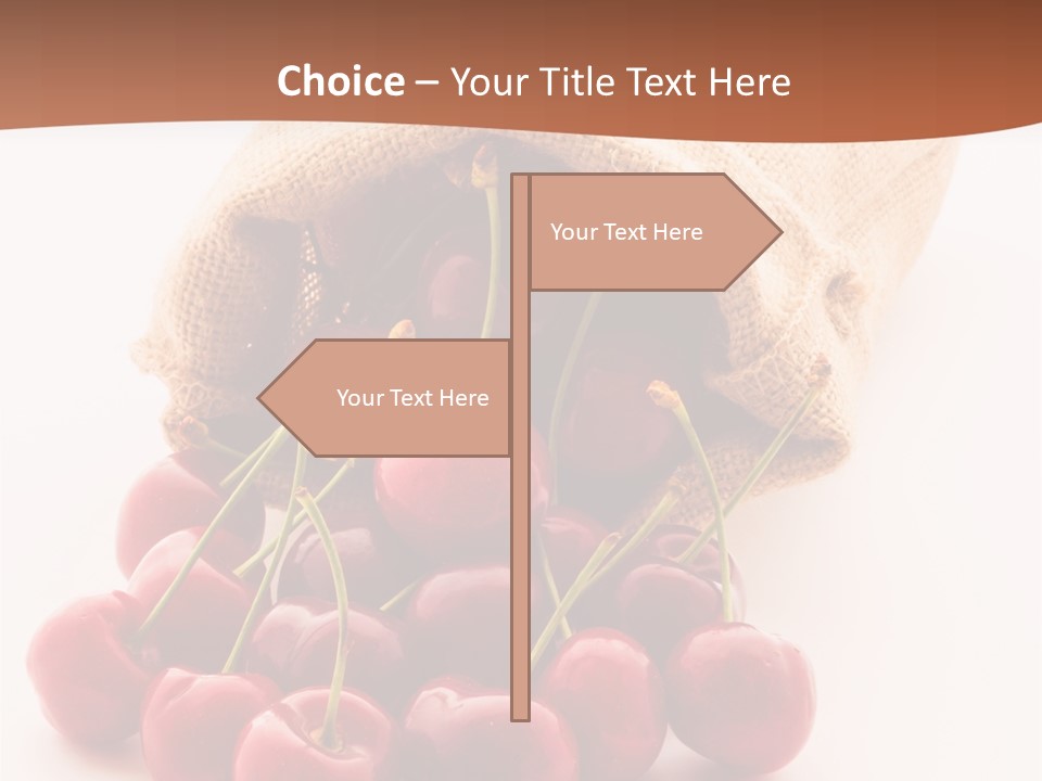 Organic Freshness Closeup PowerPoint Template