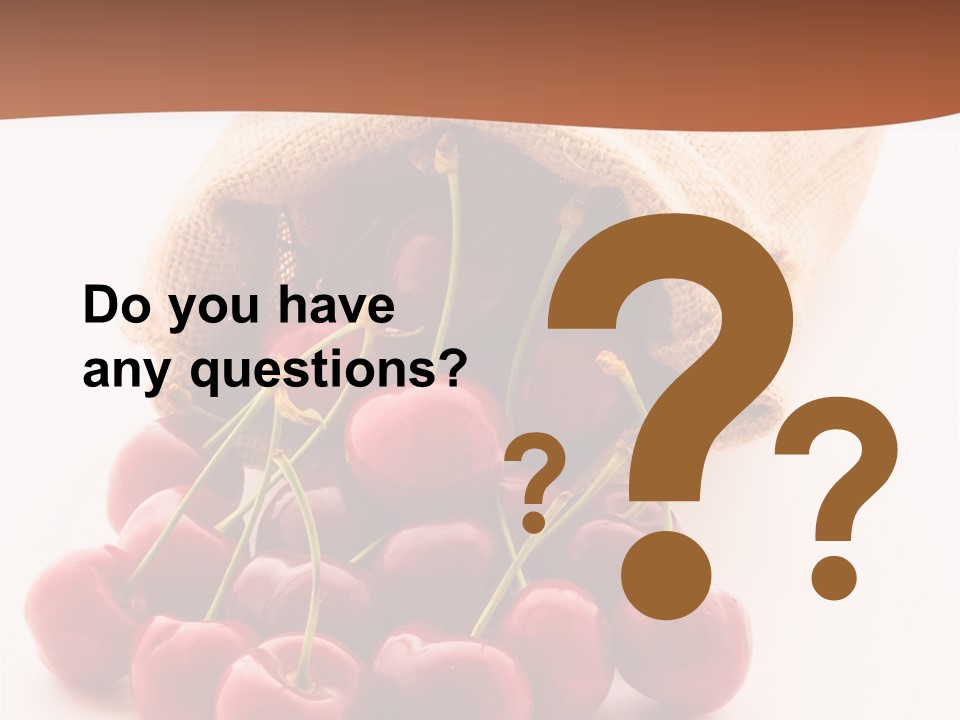 Organic Freshness Closeup PowerPoint Template