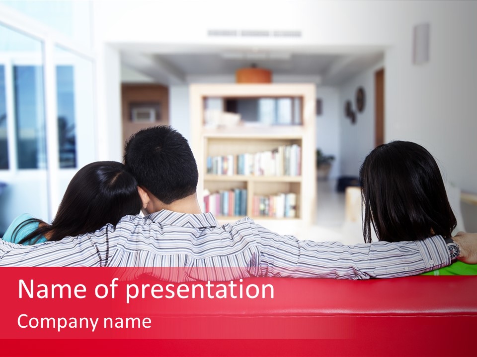 Indonesian Indoors People PowerPoint Template