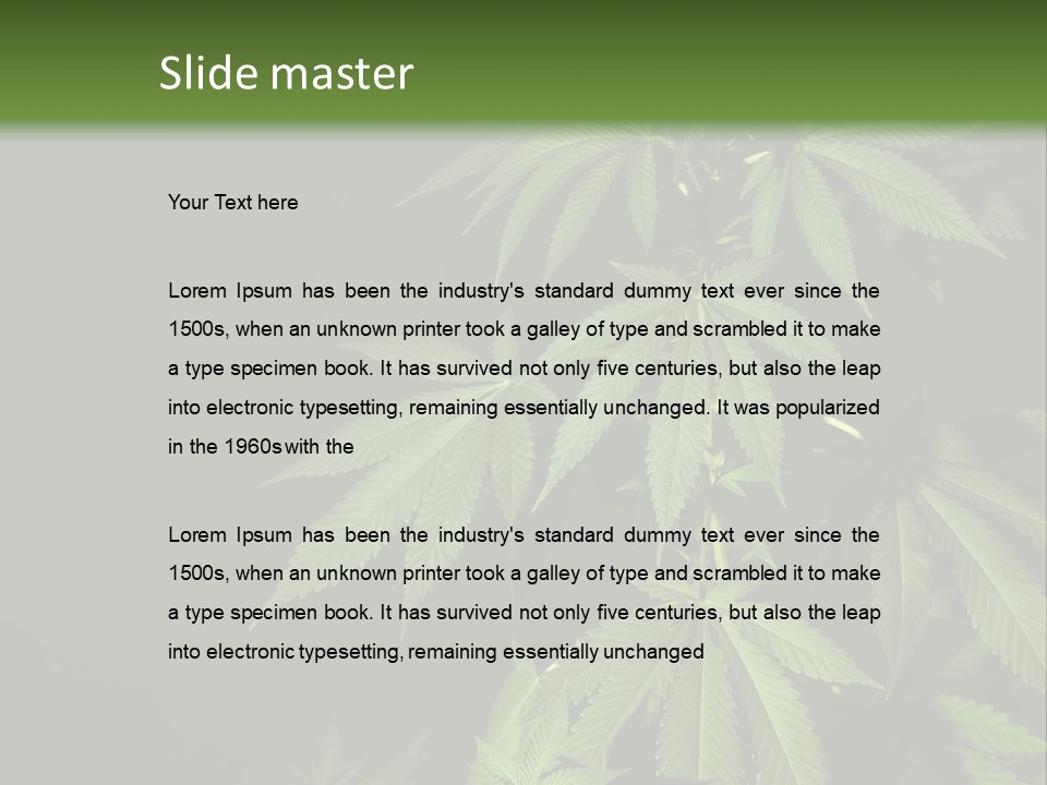 Floral Agriculture Illegal PowerPoint Template