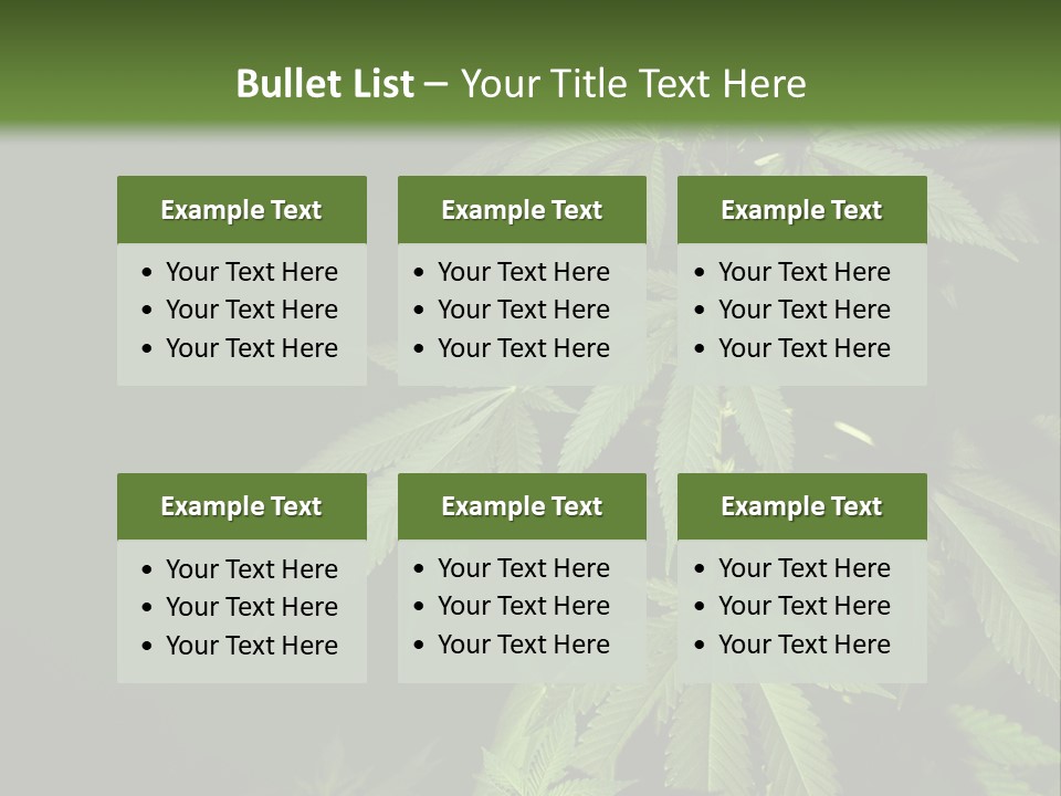 Floral Agriculture Illegal PowerPoint Template