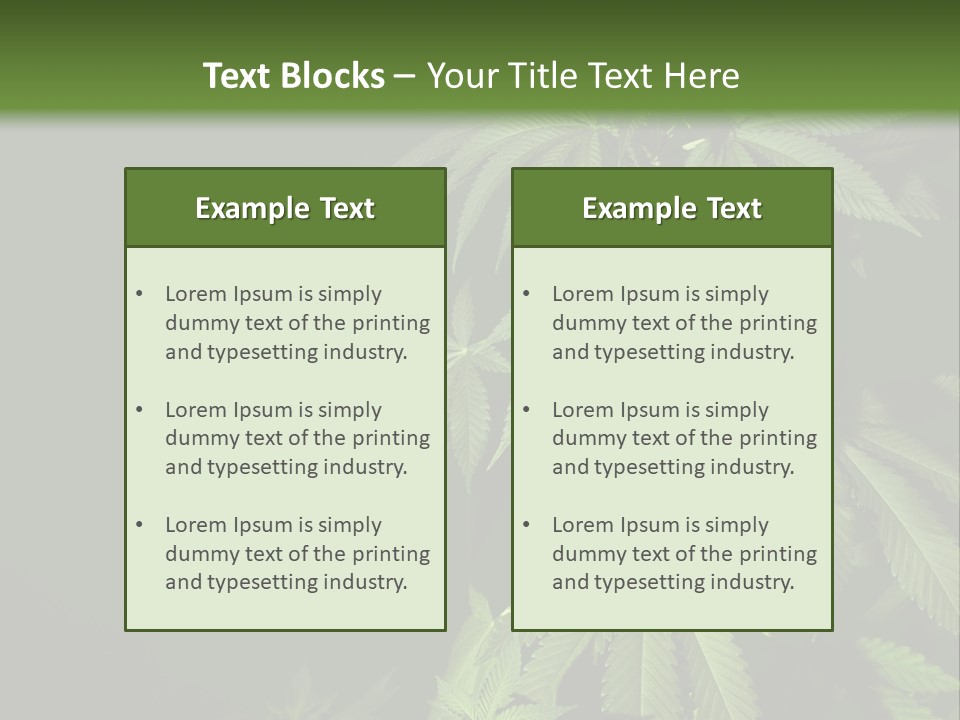Floral Agriculture Illegal PowerPoint Template