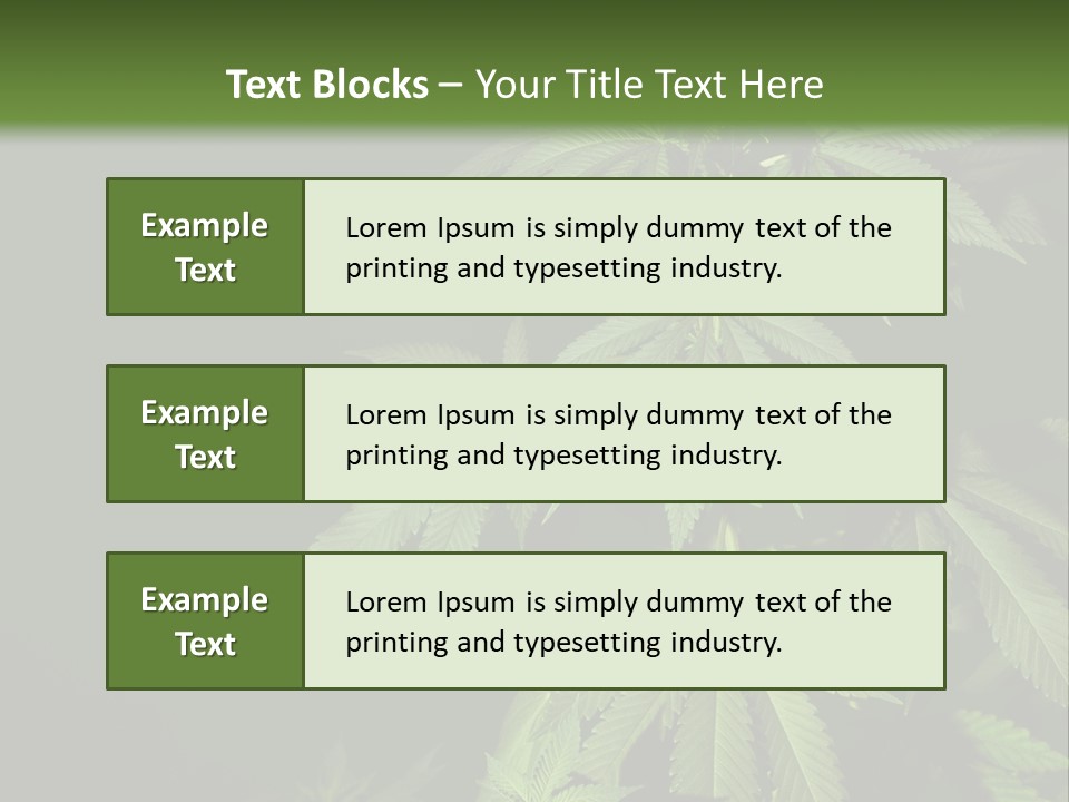 Floral Agriculture Illegal PowerPoint Template