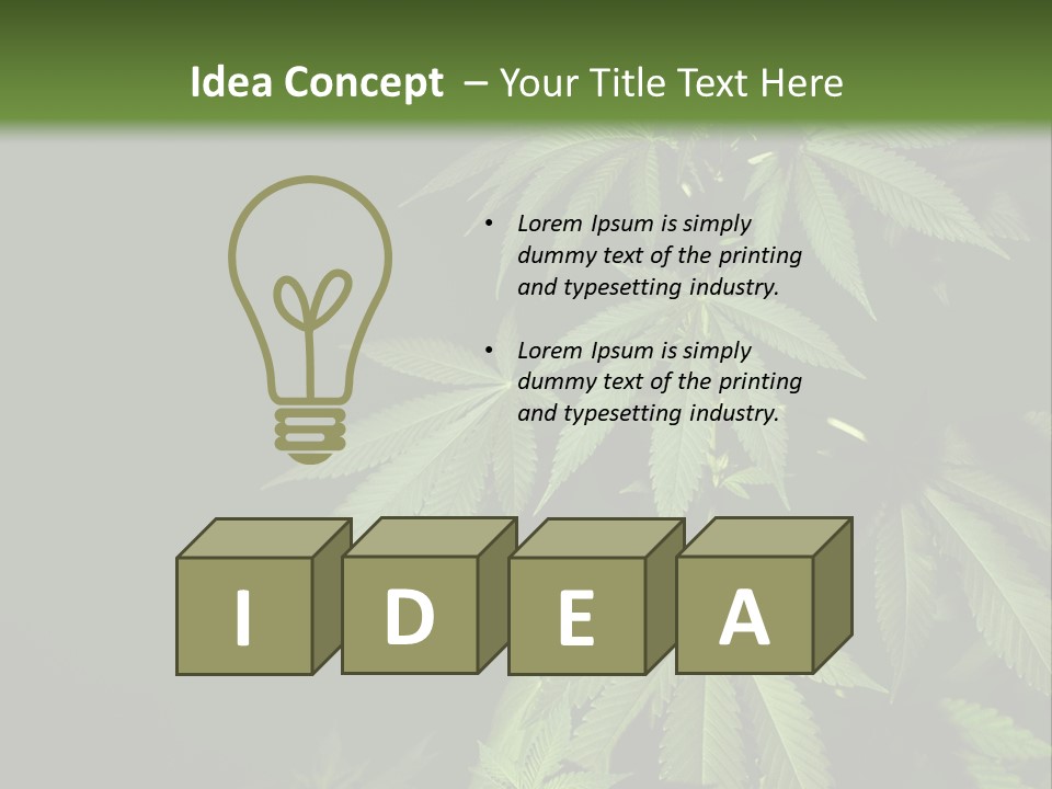 Floral Agriculture Illegal PowerPoint Template