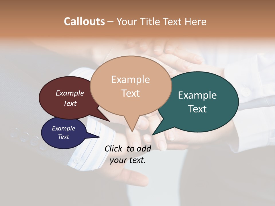 Communication People Partnership PowerPoint Template