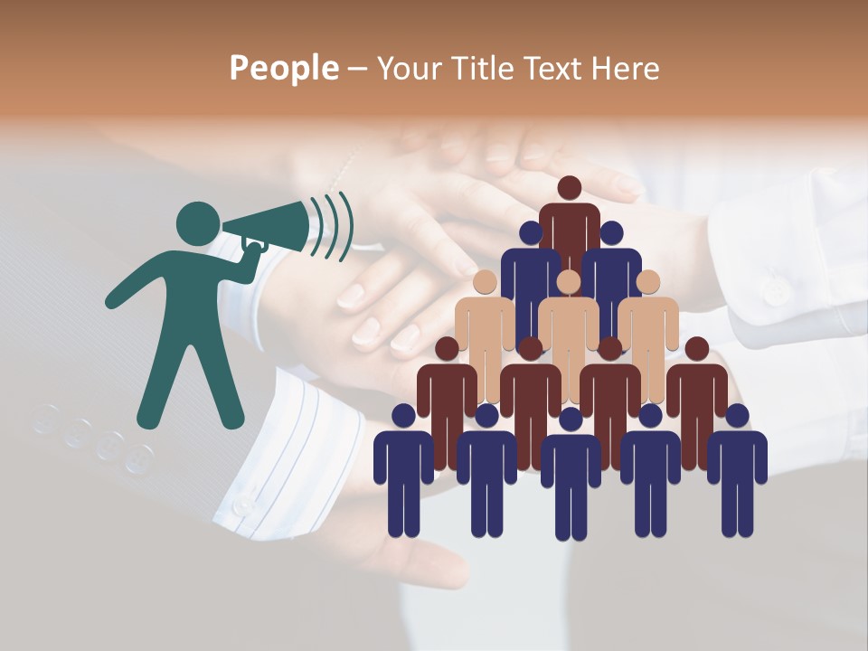 Communication People Partnership PowerPoint Template