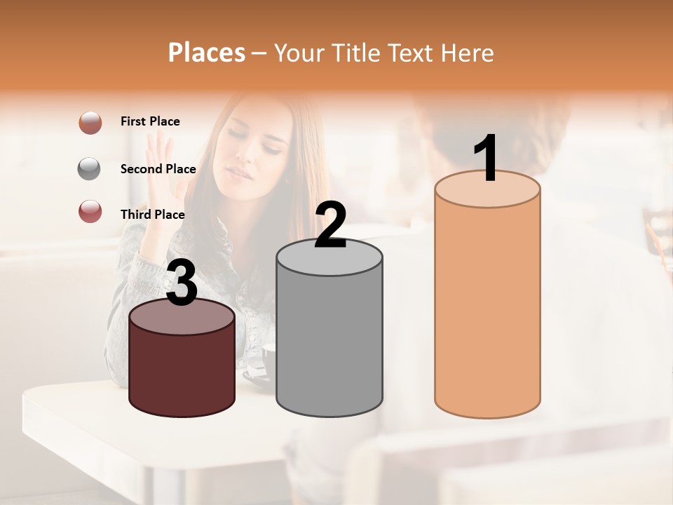 Problems Cafe Person PowerPoint Template