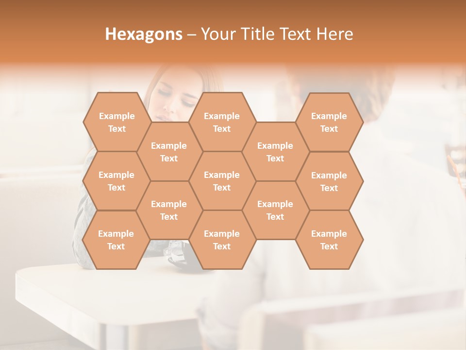 Problems Cafe Person PowerPoint Template