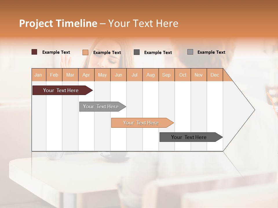 Problems Cafe Person PowerPoint Template