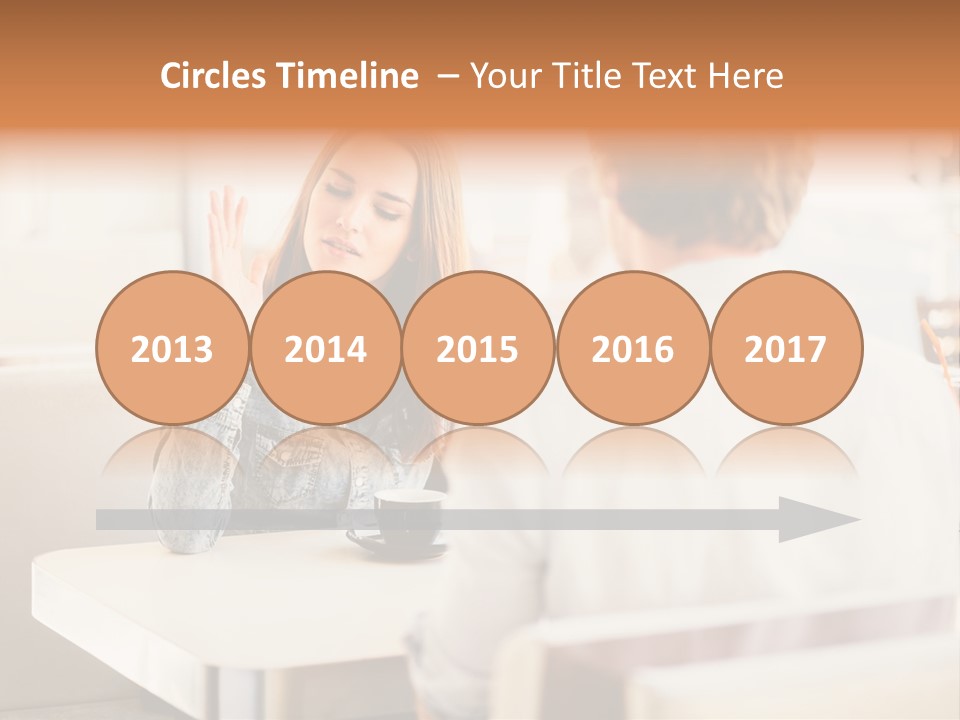 Problems Cafe Person PowerPoint Template