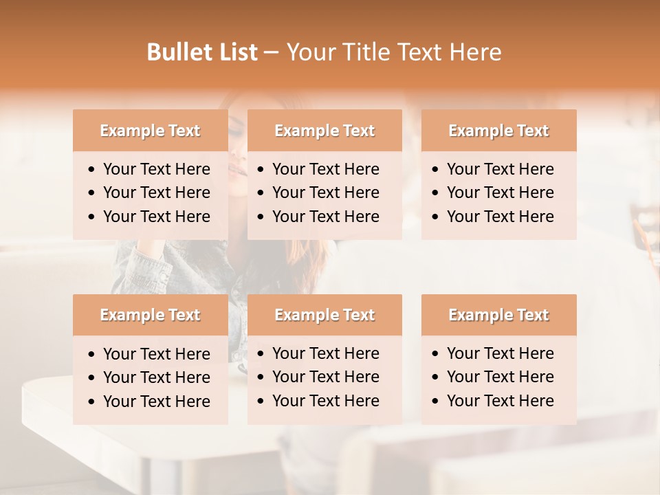 Problems Cafe Person PowerPoint Template