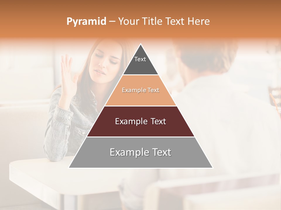 Problems Cafe Person PowerPoint Template