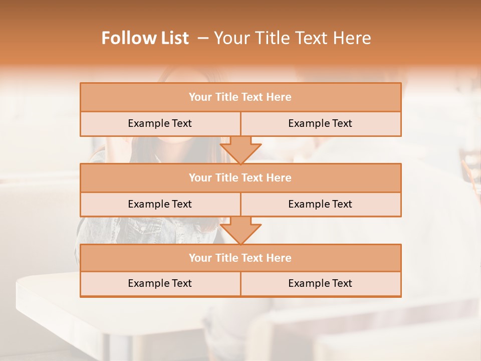 Problems Cafe Person PowerPoint Template