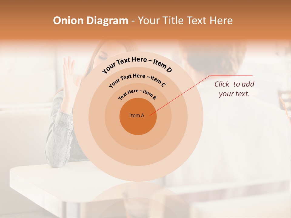 Problems Cafe Person PowerPoint Template