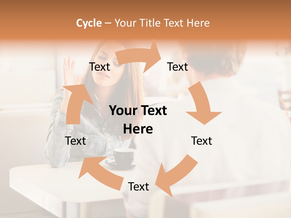 Problems Cafe Person PowerPoint Template