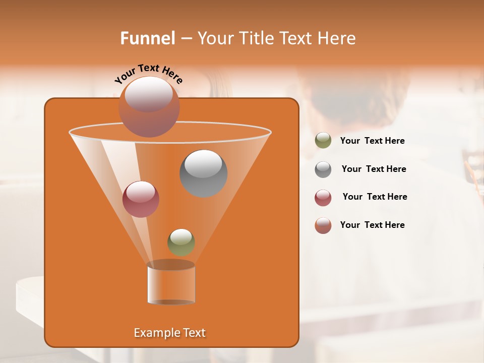 Problems Cafe Person PowerPoint Template